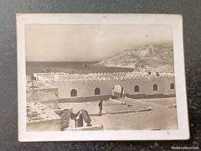 Militaria: FOTOGRAFIA ORIGINAL DE LA GUERRA DE IFNI, VILLA CISNEROS, RECUERDO DE UN COMBATIENTE DEL SAHARA ESPA